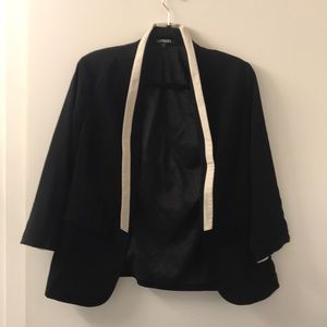 Express blazer - black and cream - size 4